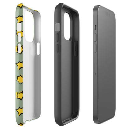 iPhone 14, 13, 12, 11 Christmas Theme iPhone Cases Star Green Anacotte-2